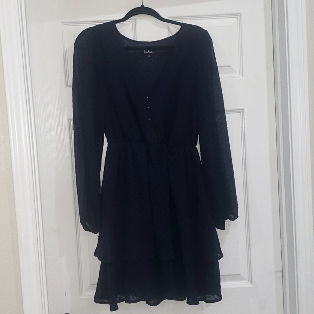 Lulus Navy Blue Dress